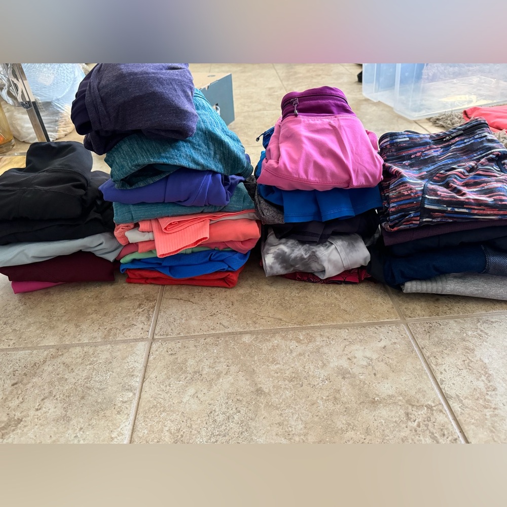 Lululemon, spanks, Nike dry fit and more bundle, all xs and sm sizes